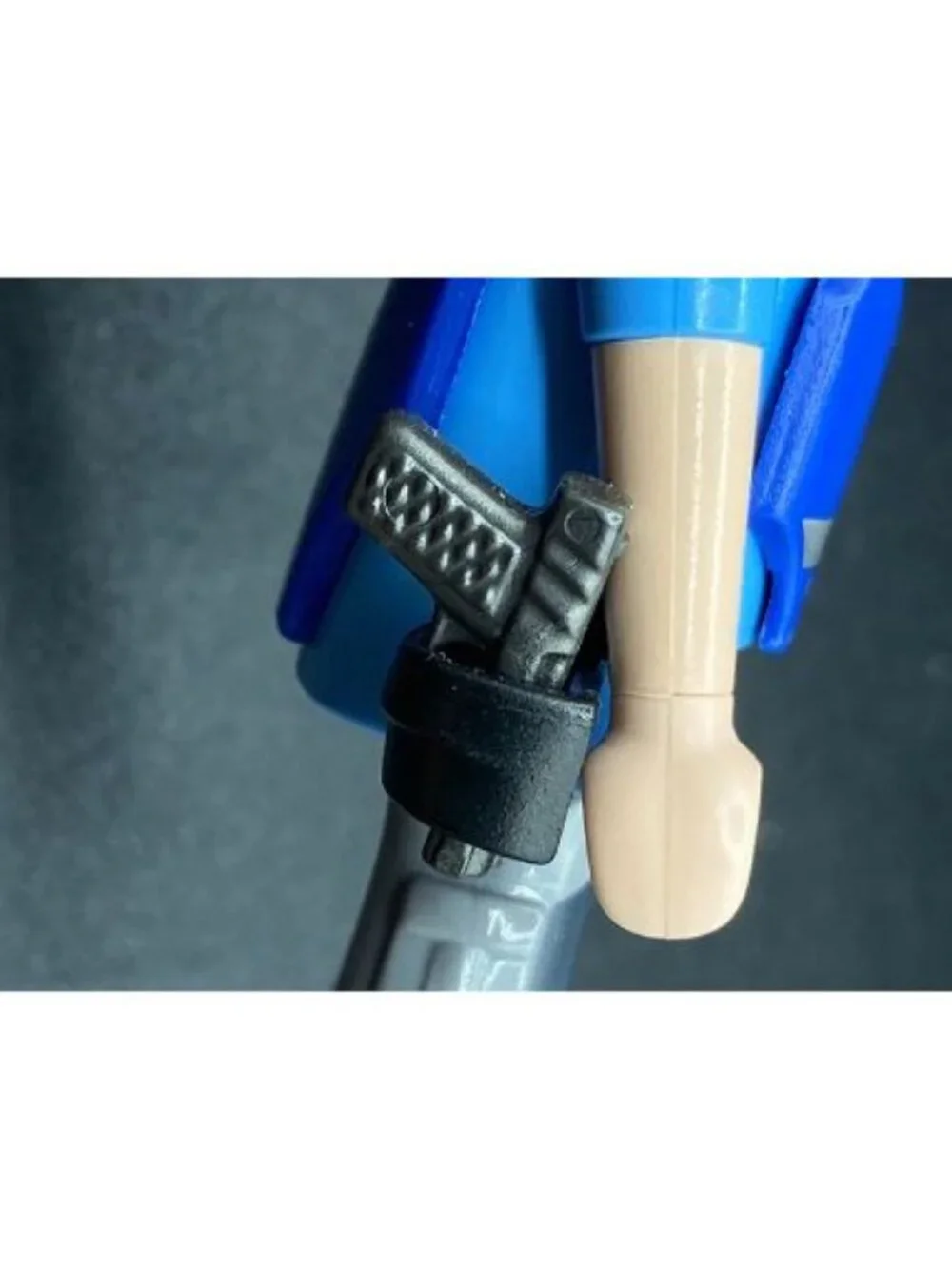 Playmobil LOT 2 Figure Police Toys Blonde & Brunette Men 1 Gun Holster